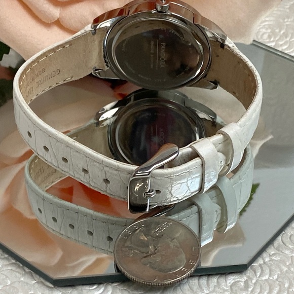 Pandora Imagine Grand Diamond Accented Bezel Stainless Steel Watch Swiss Made - Picture 11 of 16